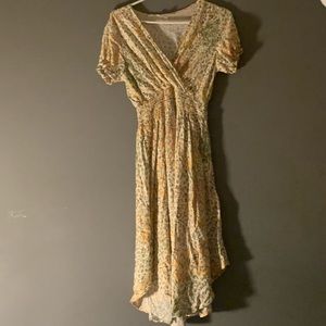 COPY - pastel floral wrap dress